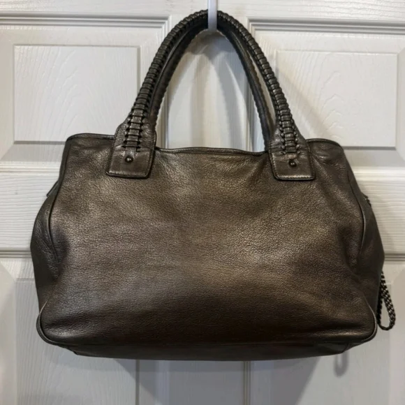 Salvatore Ferragamo Bronze Satchel Bag - Picture 14 of 16